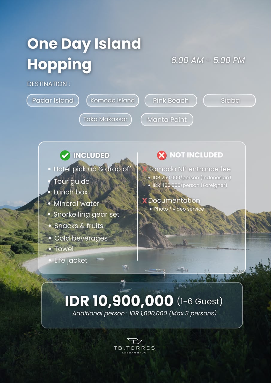 1 Day Island Hopping